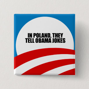 In Polen erzählen sie Obama-Witze Button