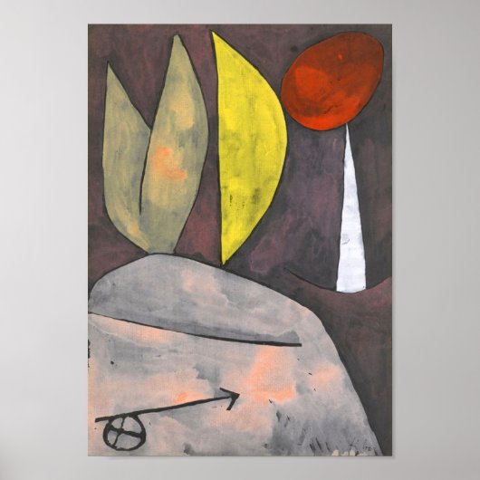 In Position von Paul Klee Poster (Vorne)