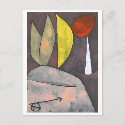 In Position von Paul Klee Postkarte (Vorderseite)