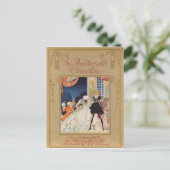 In Powder und Crinoline 1913, Kay Nielsens Abdecku Postkarte (Stehend Vorderseite)