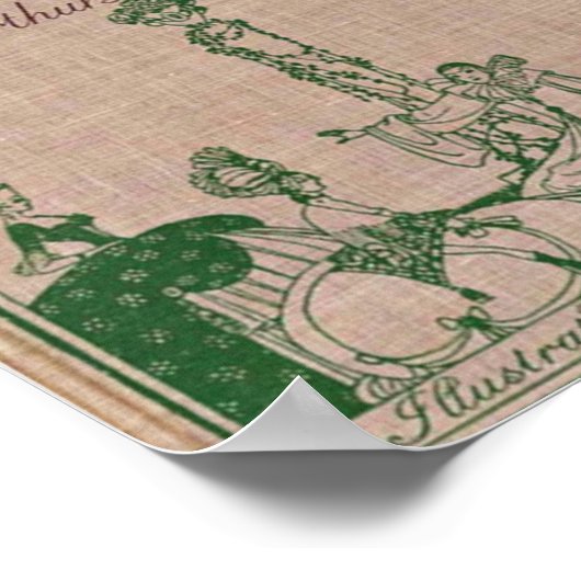 In Powder und Crinoline, Kay Nielsen's Hardcover Poster (Ecke)