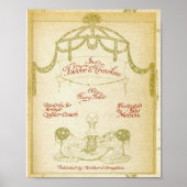 In Powder und Crinoline, Kay Nielsens Titelseite Poster (Vorne)