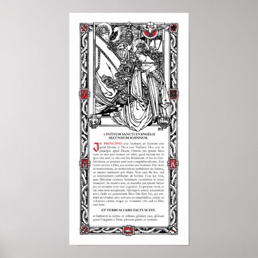 "In Principio" Side Altar Card Poster (Vorne)