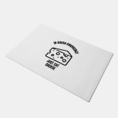 In queso emergency funny cheese pun jokes fußmatte (Schrägansicht)