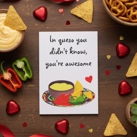 In Queso Funny Mexican Food Liebe Valentinstag Karte
