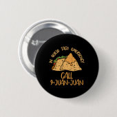 In Queso Notfall Cinco De Mayo Shirt Taco Anruf 9 Button (Vorne & Hinten)