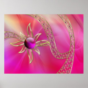 In Radialflansch drucken Poster