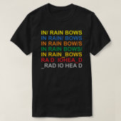 In Rainbows - RADIOHEADs Texte Essenzieller T - Sh T-Shirt (Design vorne)