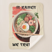 In Ramen vertrauen wir auf die gemütliche Blankett Sherpadecke (Vorderseite)