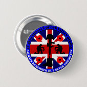 In Remembrance of our fallen UK Heroes Button (Vorne & Hinten)