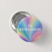 In Remission Abzeichen - Healing Pastel Design Button (Vorne & Hinten)