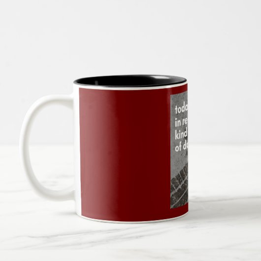 In Reverse Kind of Day Mug Zweifarbige Tasse (Links)