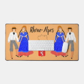 in Rhône-Alpes, Frankreich Schreibtischunterlage (Tastatur & Maus)