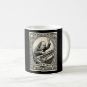 In Rock We Trust 100 Rocks Franklin Keyboarder Kaffeetasse (VorderseiteRechts)