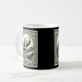 In Rock We Trust 100 Rocks Franklin Keyboarder Kaffeetasse (Vorderseite Links)