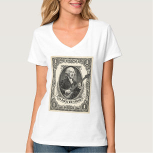 In Rock We Trust 1 Rock Washington Gitarre Vintage T-Shirt