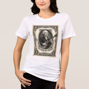 In Rock We Trust 1 Rock Washington Gitarre Vintage Tri-Blend Shirt