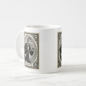 In Rock We Trust 5 Rocks Lincoln Sänger Kaffeetasse (Vorderseite Links)