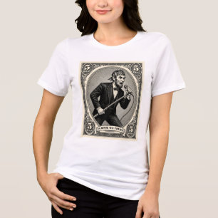 In Rock We Trust 5 Rocks Lincoln Sänger Tri-Blend Shirt