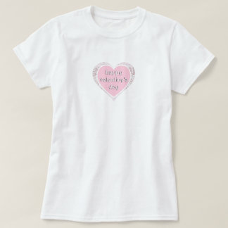 In Rosa und am Spitzen Valentinstag T-Shirt