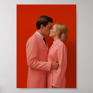 in roter Liebe Poster