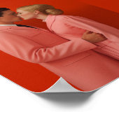 in roter Liebe Poster (Ecke)