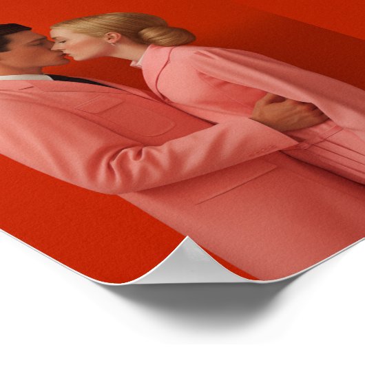 in roter Liebe Poster (Ecke)