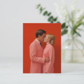 in roter Liebe Postkarte (Stehend Vorderseite)
