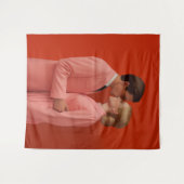 in roter Liebe Wandteppich (Vorderseite (Horizontal))