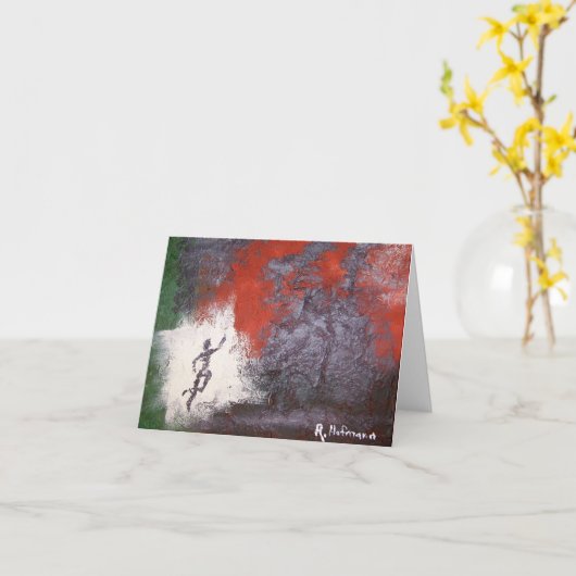 In Route Blank Notecard Karte (Gelbe Blume)