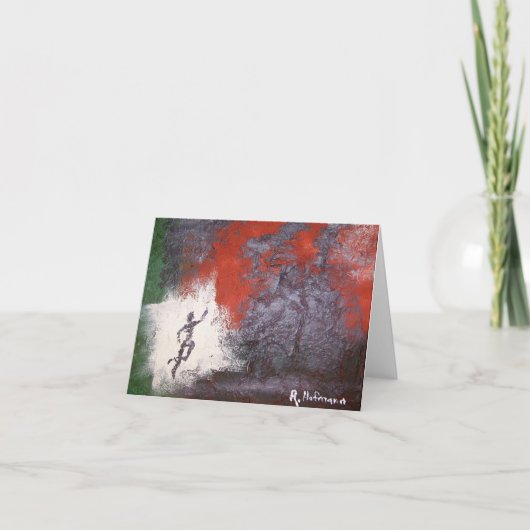 In Route Blank Notecard Karte (Vorderseite)