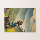 In Ruhe sitzend Puzzle (Horizontal)