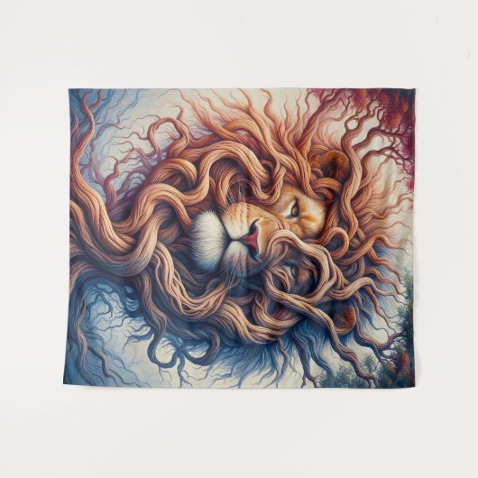 In Ruhe verstrickt Wandteppich (Vorderseite (Horizontal))