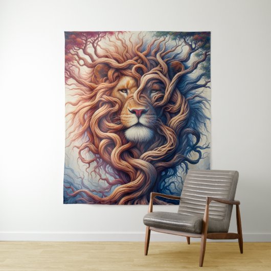 In Ruhe verstrickt Wandteppich (Beispiel)