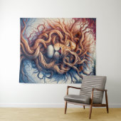 In Ruhe verstrickt Wandteppich (Beispiel (Horizontal))