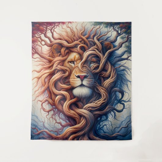 In Ruhe verstrickt Wandteppich (Vorderseite)