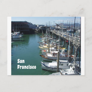 In San Francisco Docks Landschaftliche Fotografie Postkarte