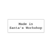 In Santa's Workshops Permastempel (Design)