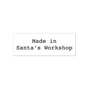 In Santa's Workshops Permastempel