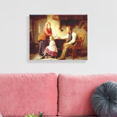 In Schande, 1875 (Öl auf Leinwand) Leinwanddruck (Insitu (Wohnzimmer))