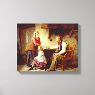 In Schande, 1875 (Öl auf Leinwand) Leinwanddruck