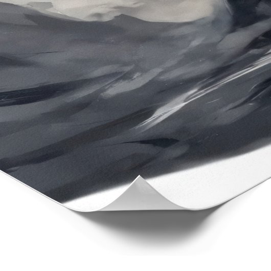 in Schatten geformt Poster (Ecke)