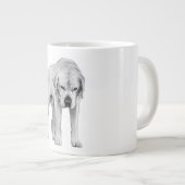 In Schatten gehorcht Jumbo-Tasse (Vorderseite Rechts)