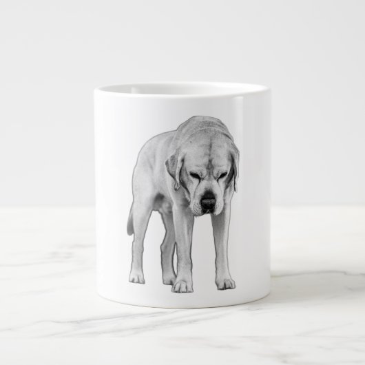 In Schatten gehorcht Jumbo-Tasse (Vorderseite)