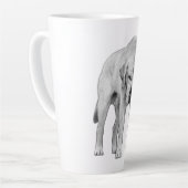 In Schatten gehorcht Milchtasse (Linke Ecke)