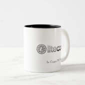 In Schlüssel vertrauen wir Litecoin Tasse (VorderseiteRechts)