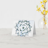 In Schneegrillkarte vergeben Karte (Gelbe Blume)