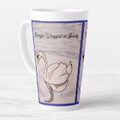 In Schönheit verpackte Kraft Milchtasse (Linke Ecke)