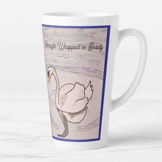 In Schönheit verpackte Kraft Milchtasse (Rechts)