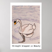 In Schönheit verpackte Kraft Poster (Vorne)